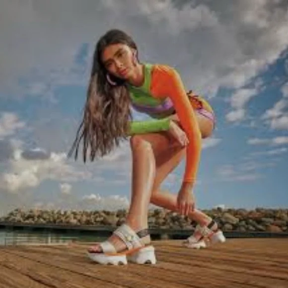 SOREL Women’s Kinetic Impact Sling Sporty LEATHER Sandal Shoes Size 11 - Picture 15 of 16